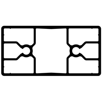 Profilo 45×90 chiuso leggero