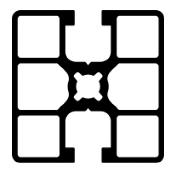 Profilo 45×45 – 2 cave a 180°