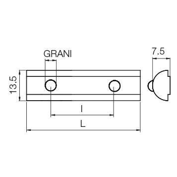 Giunzione interna con sferetta