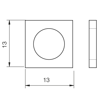 Rondella quadra