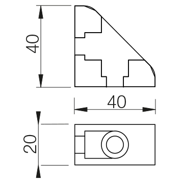 Squadretta 20×40