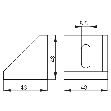 Squadretta 43×43