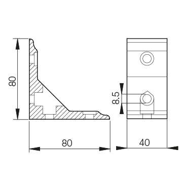 Squadretta 40×80