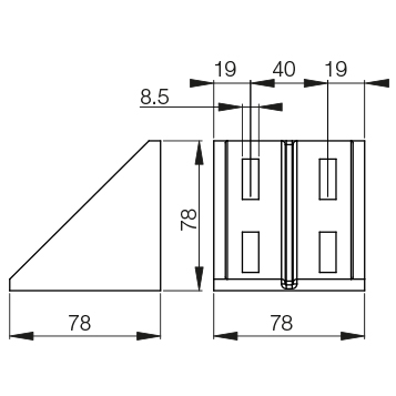 Squadretta 78×78