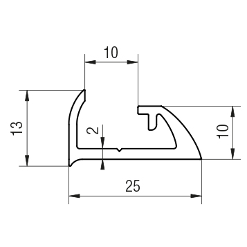 Cornice 25 tamponato