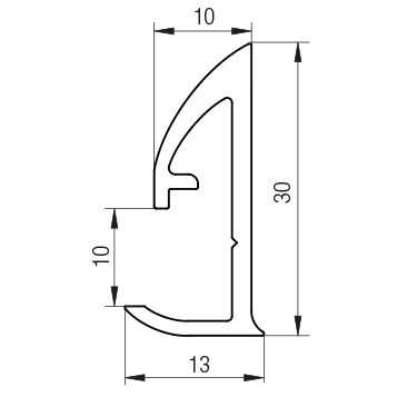 Cornice 30 tamponata