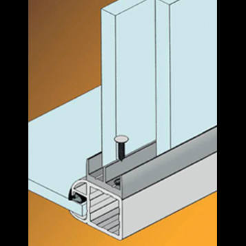 Profilato cornice 20 scorrevole lastre/V.T.M.