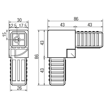 Giunzione Q.30-2VA S/SM