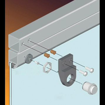 Montaggio per magnete RMCO18 per sportello